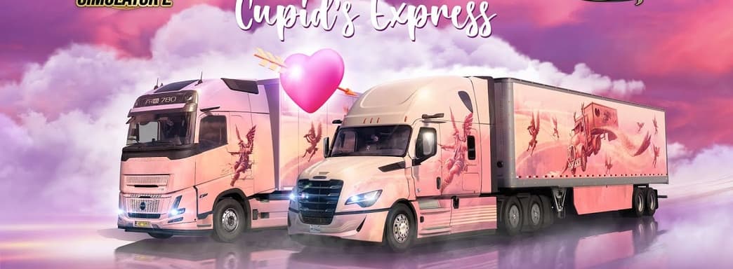 День святого Валентина лучше провести в кабине. Разработчики Euro Truck Simulator 2 приглашают на новое событие