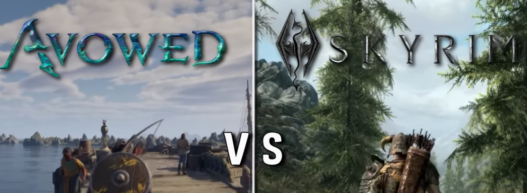 Avowed против Skyrim — сравнение графики, физики и механик игры Obsidian с хитом Bethesda