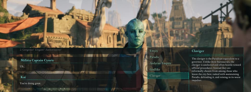 Игроки считают, что функция с ключевыми словами в Avowed должна стать стандартом ролевых игр