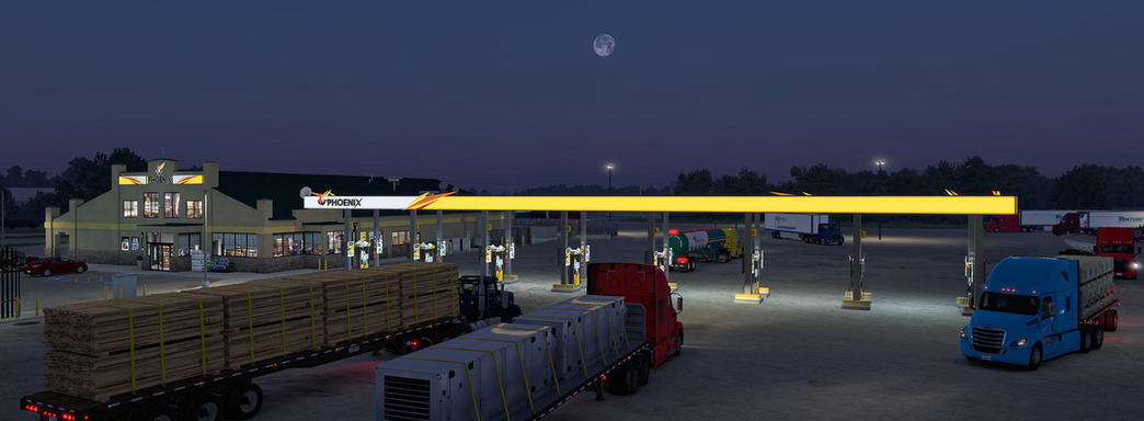 В American Truck Simulator добавят самую большую стоянку в истории игры. Новые скриншоты дополнения про штат Айова