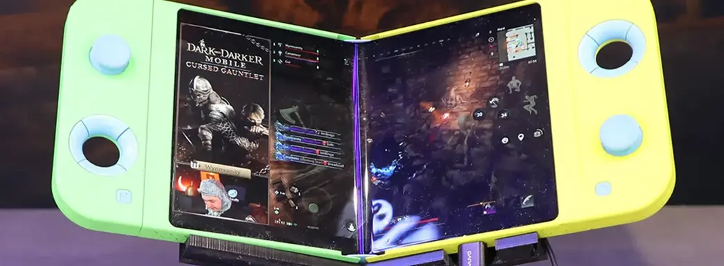«Switch, которую можно согнуть пополам». Samsung представила прототип Flex Gaming