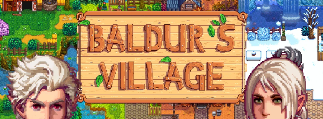 Выпустили Baldur's Village, фанатский кроссовер Stardew Valley и Baldur's Gate 3 с новыми персонажами и локациями