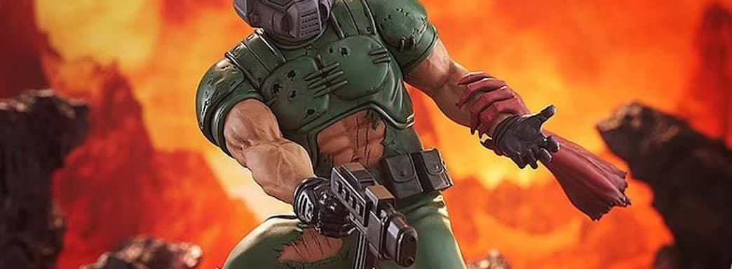 Адский морпех: Good Smile Company открыла предзаказ на фигурку Думгая из классического DOOM