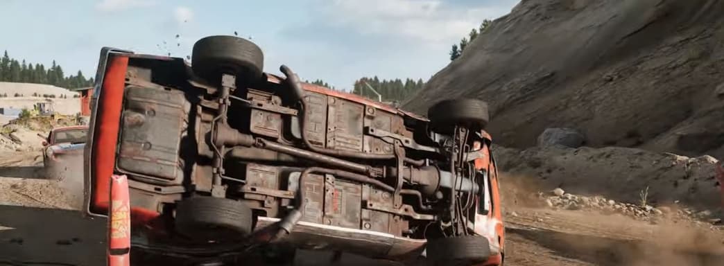 Машины летают и кувыркаются в релизном трейлере Wreckfest 2