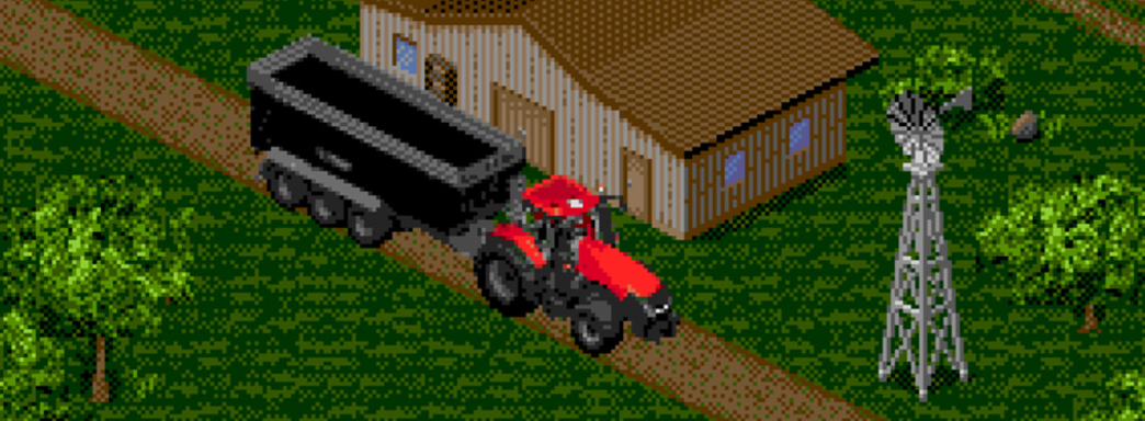 Создатели Farming Simulator выпустили 16-битную версию продвинутого симулятора фермера