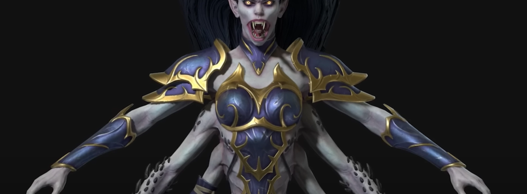 Разработчики Total War Warhammer 3 порадуют фанатов Слаанеш. Показали первые концепты нового DLC с юнитами