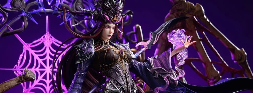 Сила бога Ракшаса: TYultra Studio показала статую Bibi Dong из аниме «Боевой Континент»