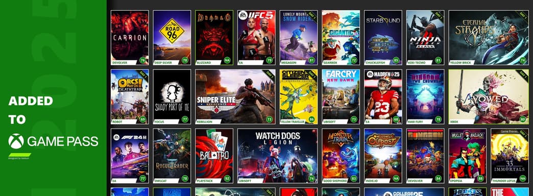 Xbox Game Pass в 2025 году: меньше игр, но больше качества