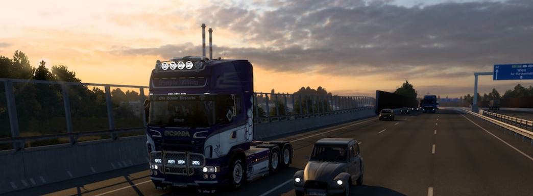 В Euro Truck Simulator 2 появилась новая физика, интерфейс и система грузов, снижающая вес клиента игры. Вышло обновление 1.54
