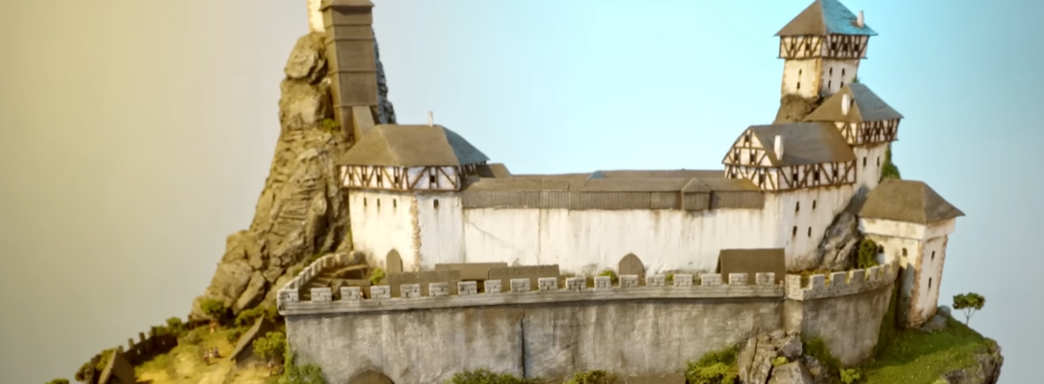 Энтузиаст построил детализированную модель замка Троски из Kingdom Come Deliverance 2