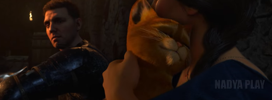 Кота в сапогах отправили к Индржиху в мир Kingdom Come Deliverance 2