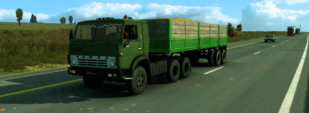 Вышло обновление мода Euro Truck Simulator 2 с городами России и Беларуси. RusMap адапатировали под версию 1.54