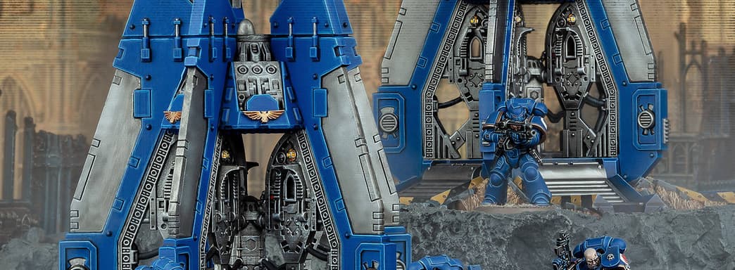 Games Workshop показала новые десантные капсулы для настольной игры Warhammer 40,000