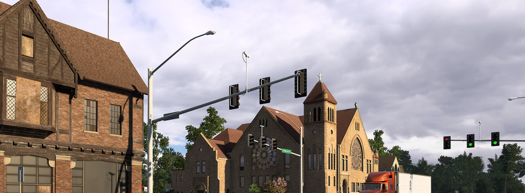 Поселения Айовы American Truck Simulator. Скриншоты дополнения с новым штатом