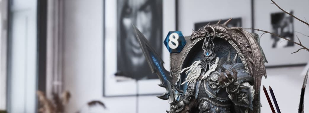 Правитель Нордскола: HEX Collectibles представила статую Короля-лича из игры Hearthstone