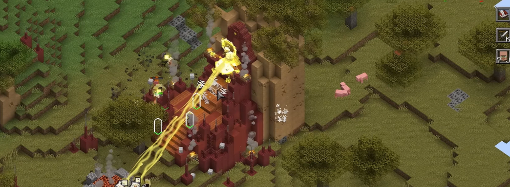 Вышло обновление мода Minecraft, превращающего игру в стратегию в духе Warcraft. Авторы Reign of Nether RTS улучшили проект