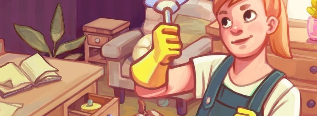 Эмигрант-уборщик. Анонсирован медитативный симулятор Poof! Cleaning Services