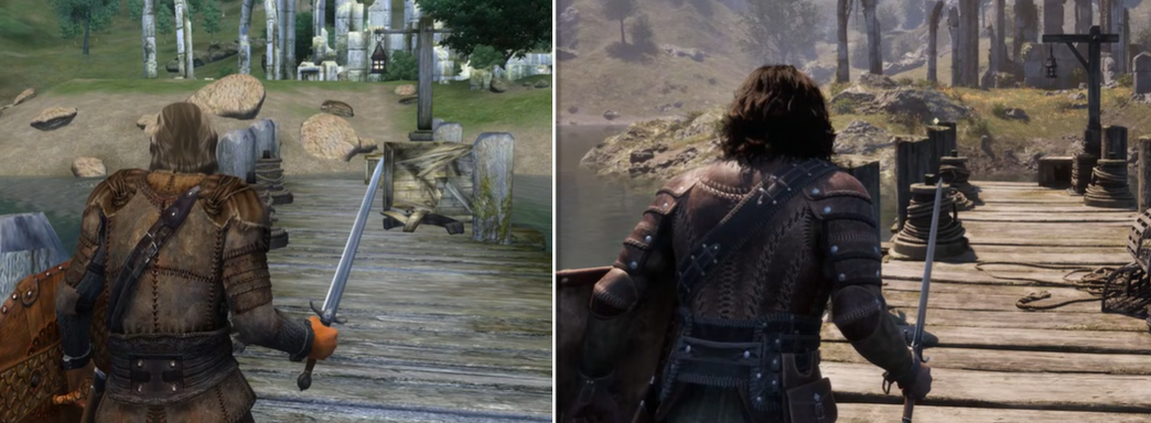 The Elder Scrolls 4 Oblivion Remastered запустили с «ультра-графикой» на RTX 5090 и сравнили с оригинальной игрой 2006 года