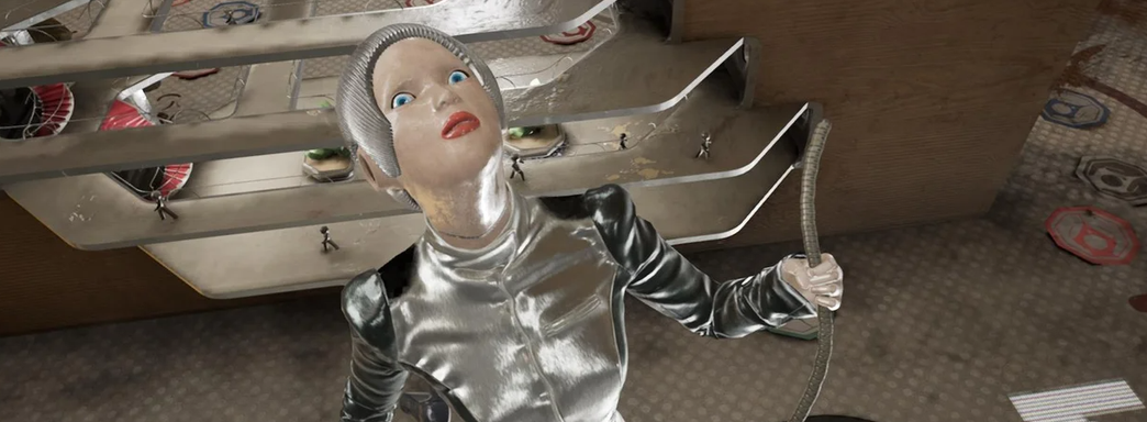 Авторы Atomic Heart поздравили геймеров с Днем Весны и Труда и выпустили праздничный промо-арт с Терешковой