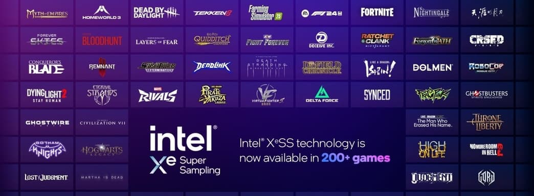 Intel бросила вызов NVIDIA. Технология масштабирования XeSS доступна в 200 играх