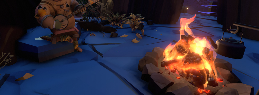 Новый баг в Outer Wilds привёл к появлению лица разработчика в неожиданном месте — он «приглядывает» за игроком из текстур