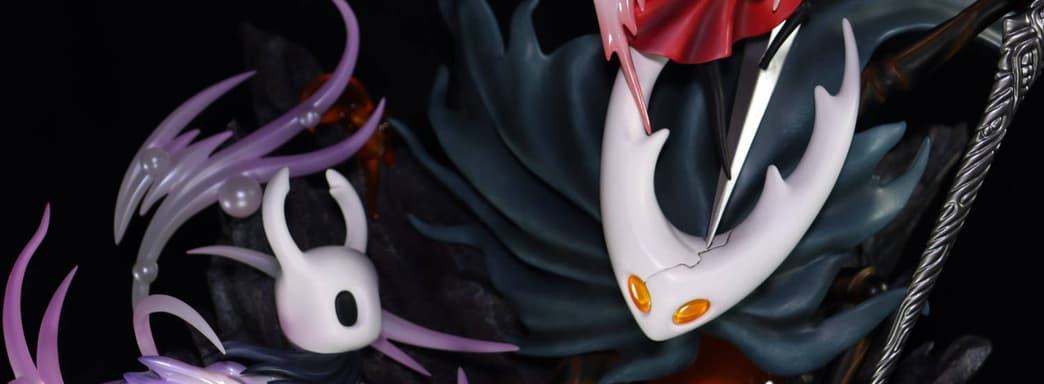 Битва с Полым рыцарем: 27abyss Studio выпустила статую Хорнет и Рыцаря из игры Hollow Knight