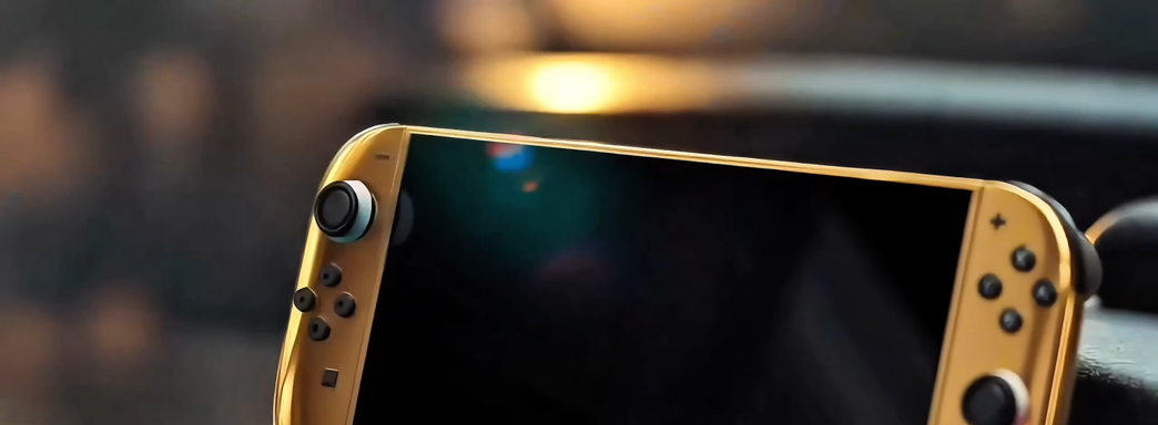 Представлена ​​первая в мире консоль Nintendo Switch 2 из 24-каратного золота