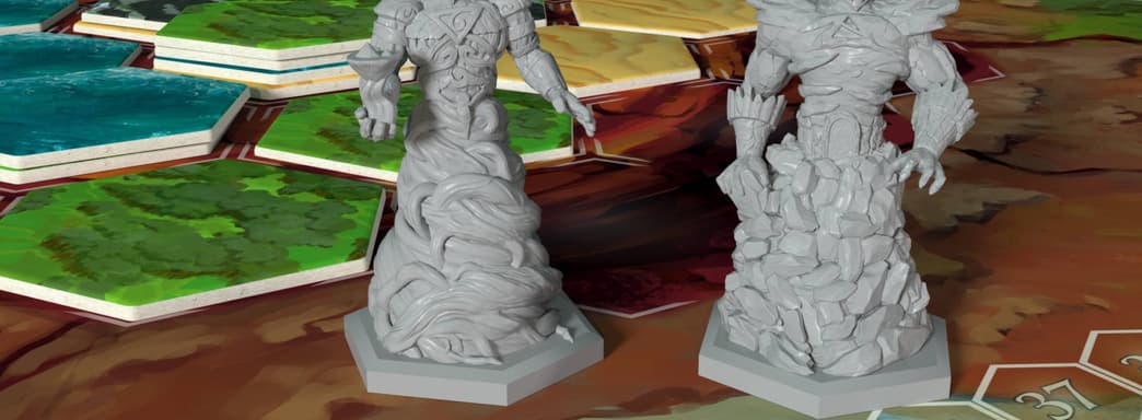 Элементальные битвы: в конце июня откроется предзаказ на настольную игру «Столпы Стихий»