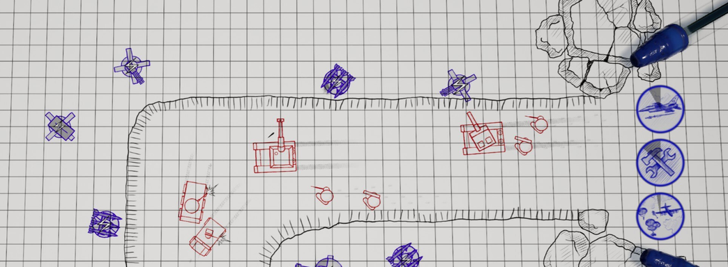 Нарисованная стратегия Paper Battlefield получила новых юнитов и миссию «Морской бой»