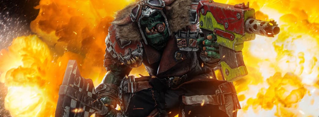 Зелёная волна приближается: косплееры превратились в орка и гретчина из Warhammer 40,000