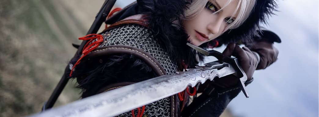 Пепельноволосая охотница на чудовищ: модель показала косплей Цири из игры «Ведьмак 4»