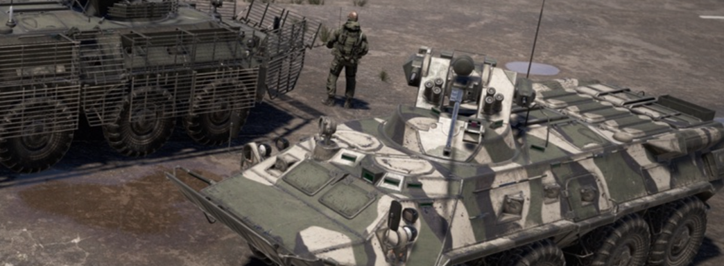 Авторы российской RTS Broken Arrow показали бронетранспортёры США и РФ