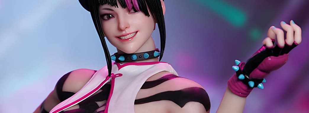 «Паучиха», заманивающая в сеть: Play Toy представила фигурку Джури Хан из Street Fighter 6
