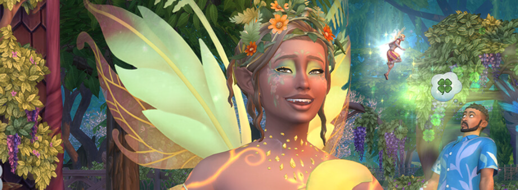 Первые скриншоты дополнения The Sims 4 «Волшебство природы» про фей, болезни и выживание в дикой природе