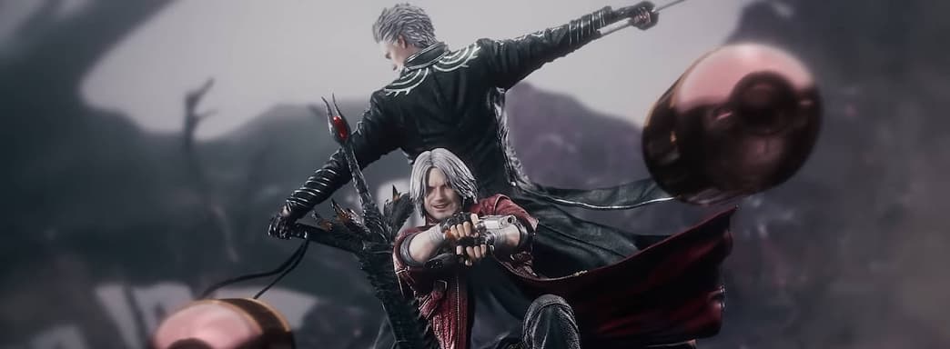 Сыновья Спарды: Prime 1 Studio показала новые статуи Данте и Вергилия из Devil May Cry 5