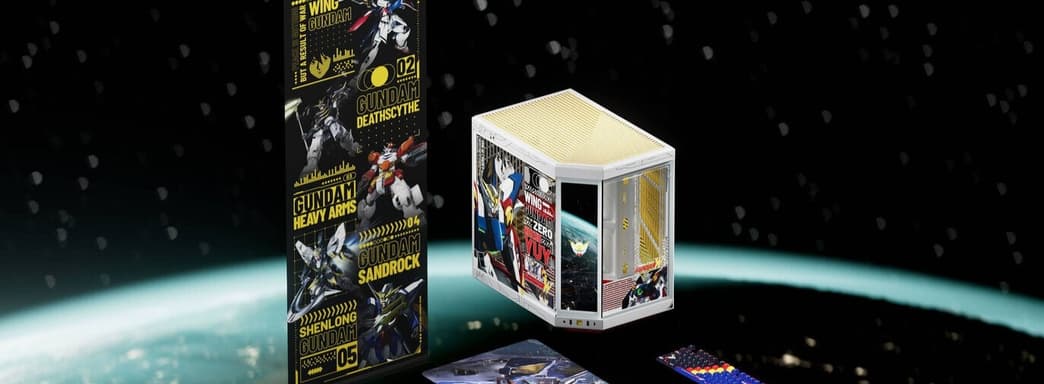 HYTE анонсировала лимитированную линейку аксессуаров для ПК по мотивам аниме «Мобильный Гандам Дубль-вэ» в сотрудничестве с Bandai Namco