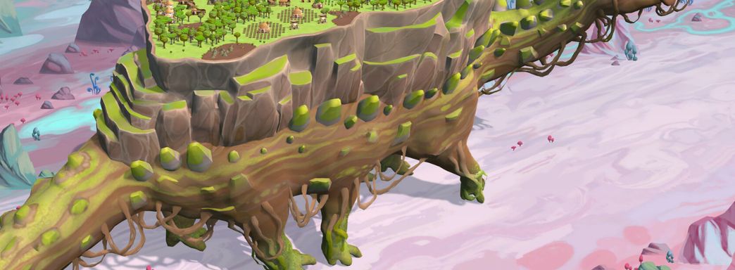 Вышла полная версия The Wandering Village — симулятора постройки города на спине огромного существа