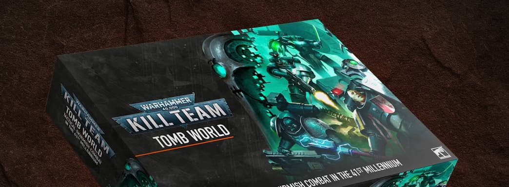 Авторы Warhammer 40,000: Kill Team представили коробку «Мир-гробница» с двумя командами и некронским полем боя