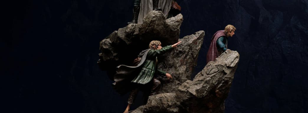 Приключения в Мории: Weta Workshop показала статую «Братства Кольца» из кинотрилогии «Властелин колец»