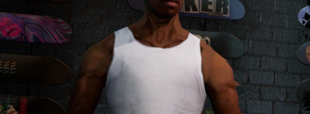 Моддер отправил CJ из GTA San Andreas кататься на скейтборде в Tony Hawk's Pro Skater 3+4