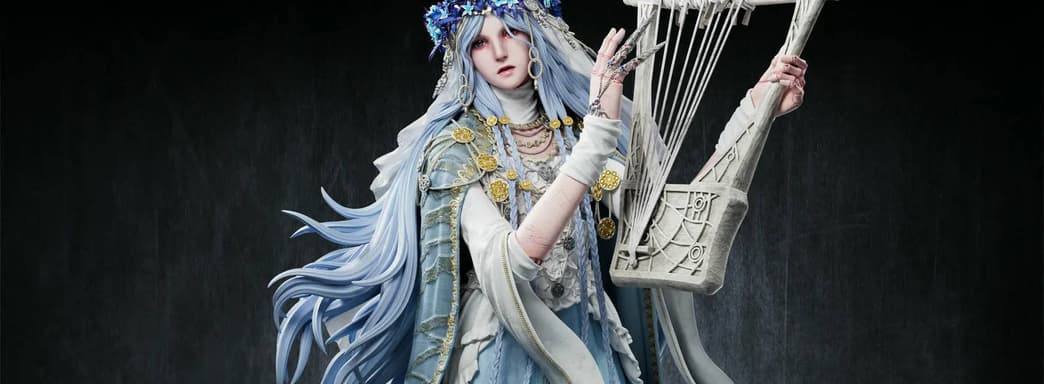 Проклятая душа: Ashes Studio открыла предзаказ на неофициальную статую Призрака из Elden Ring Nightreign