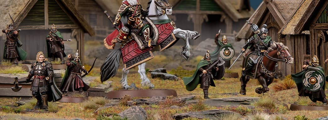 Король Рохана: Разработчики Middle Earth Strategy Battle Game показали миниатюры Хельма Молоторукого