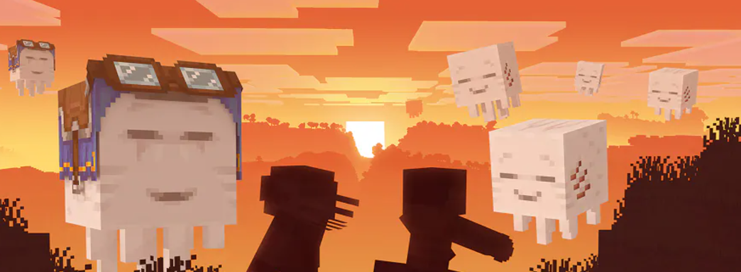 Счастливый Гаст из Minecraft осчастливил игрока — спас его от неминуемой смерти в хардкорном режиме