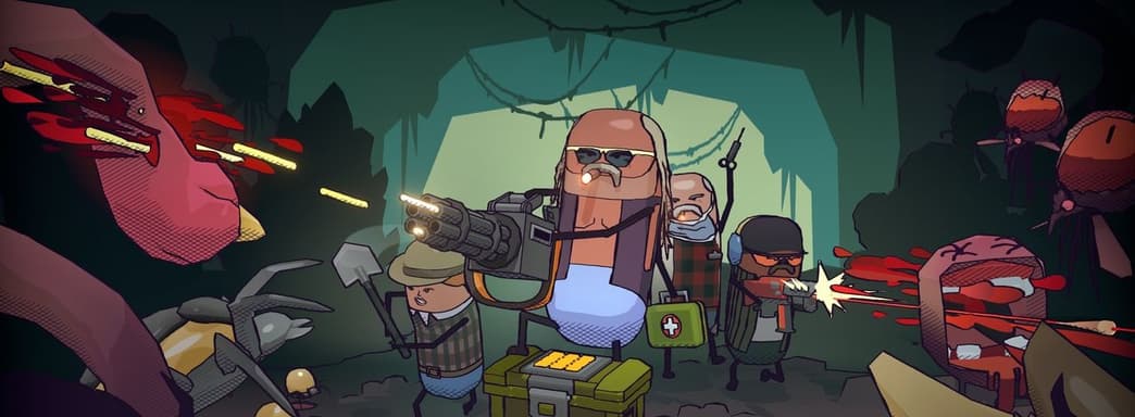 Авторы Deep Rock Galactic бесплатно раздают Guntouchables — кооперативный рогалик в духе Vampire Survivors