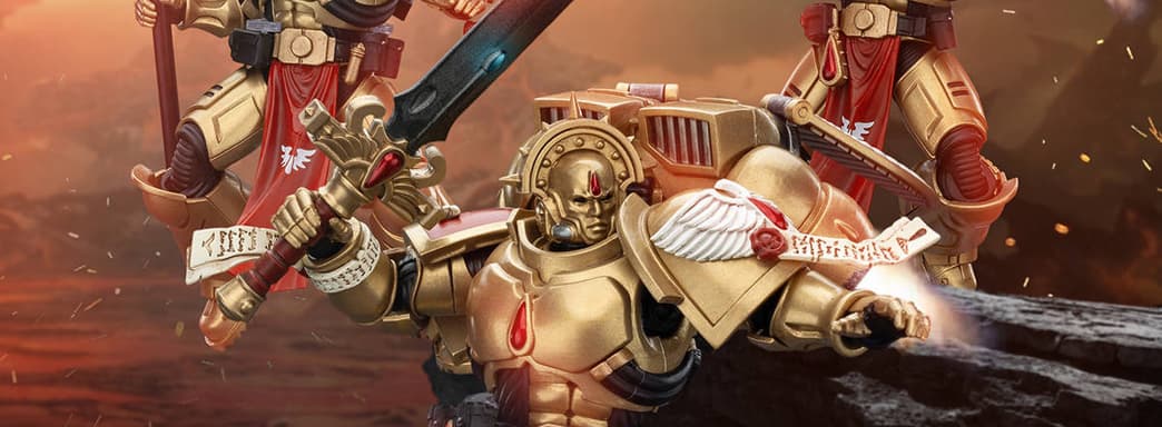Элита Кровавых Ангелов: JoyToy представила набор с фигурками Сангвинарных Гвардейцев из Warhammer 40,000