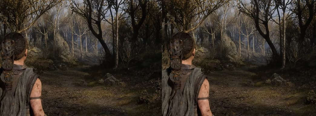 Из-за чего весь сыр-бор? Helblade 2 Enhanced выглядит практически идентично оригинальной игре