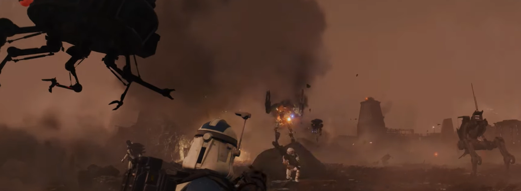 Моддеры устроили кроссовер Helldivers 2 со «Звёздными войнами» — отряд клонов против армии дроидов