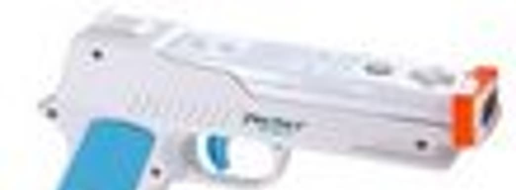 Девочка перепутала пистолет с Wiimote