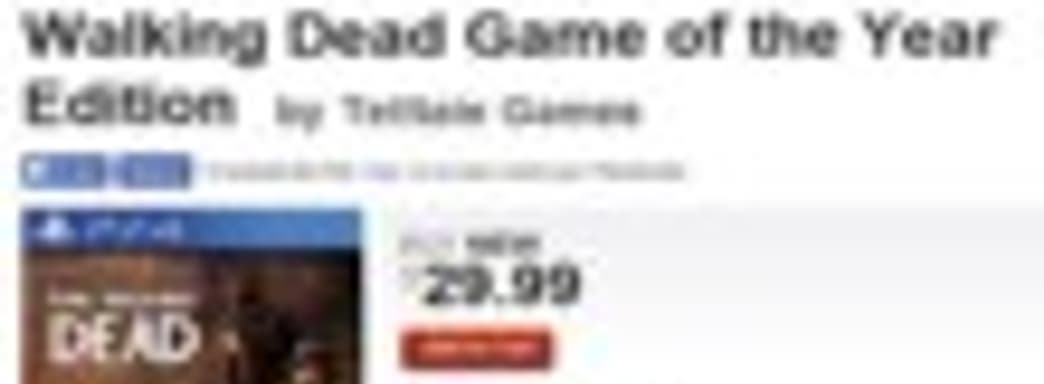 Слух: The Walking Dead на PS4 в июне