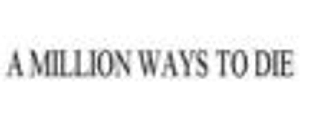 A Million Ways To Die - новая торговая марка Sony
